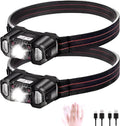 POCKETMAN COB LED Headlamp – Motion Sensor USB Rechargeable LED Headlamp Zpaxo 2 Pack