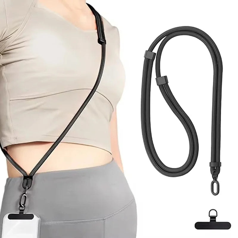 Universal 360 Rotation Adjustable Mobile Phone Lanyard Wrist Strap