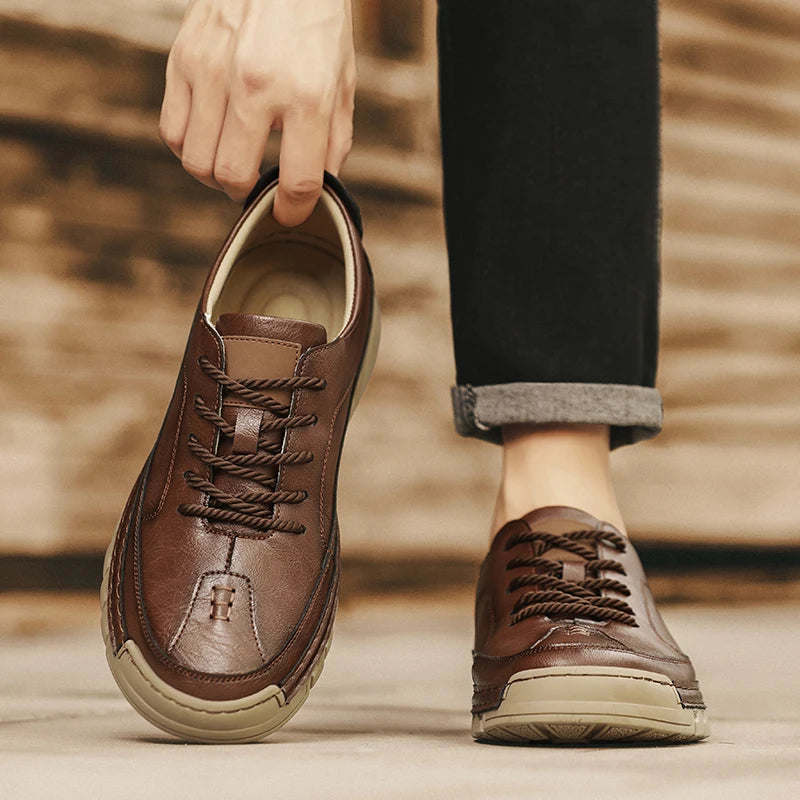 Men's Casual Sneakers Luxury Trainer Shoes Breathable Race Running