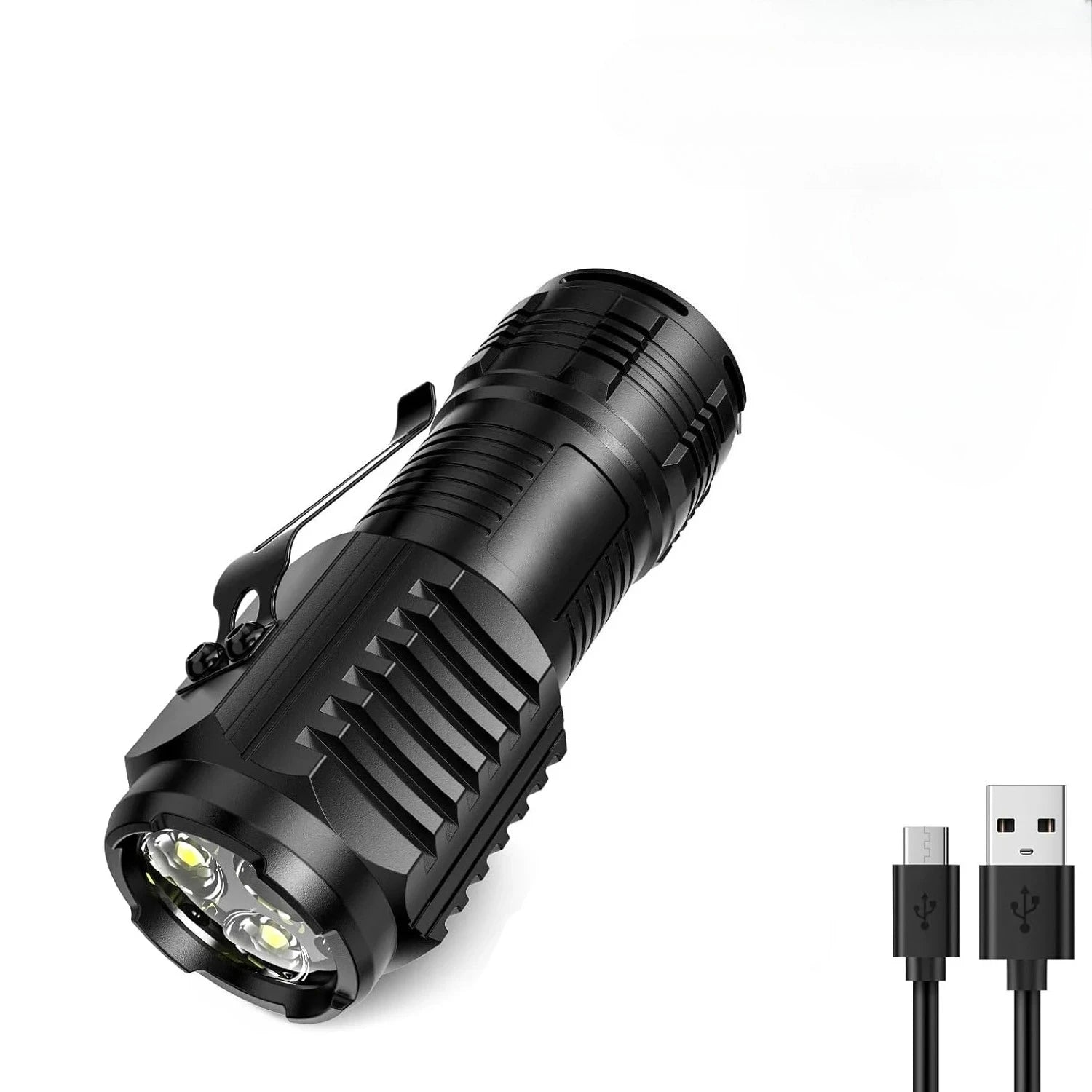 Rechargeable LED Mini Pen Clip Flashlight – 1000LM Waterproof