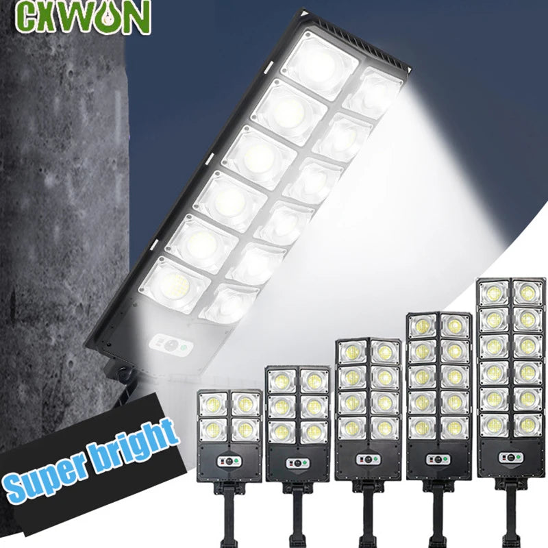 504 336 LED Solar Street Lights Outdoor Panel Motion Sensor Wall Lamp Zpaxo