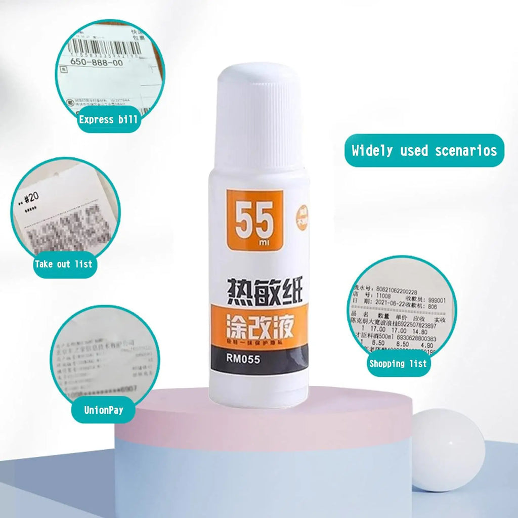 Thermal Paper Correction Fluid Fast-drying Privacy Protection Parcel
