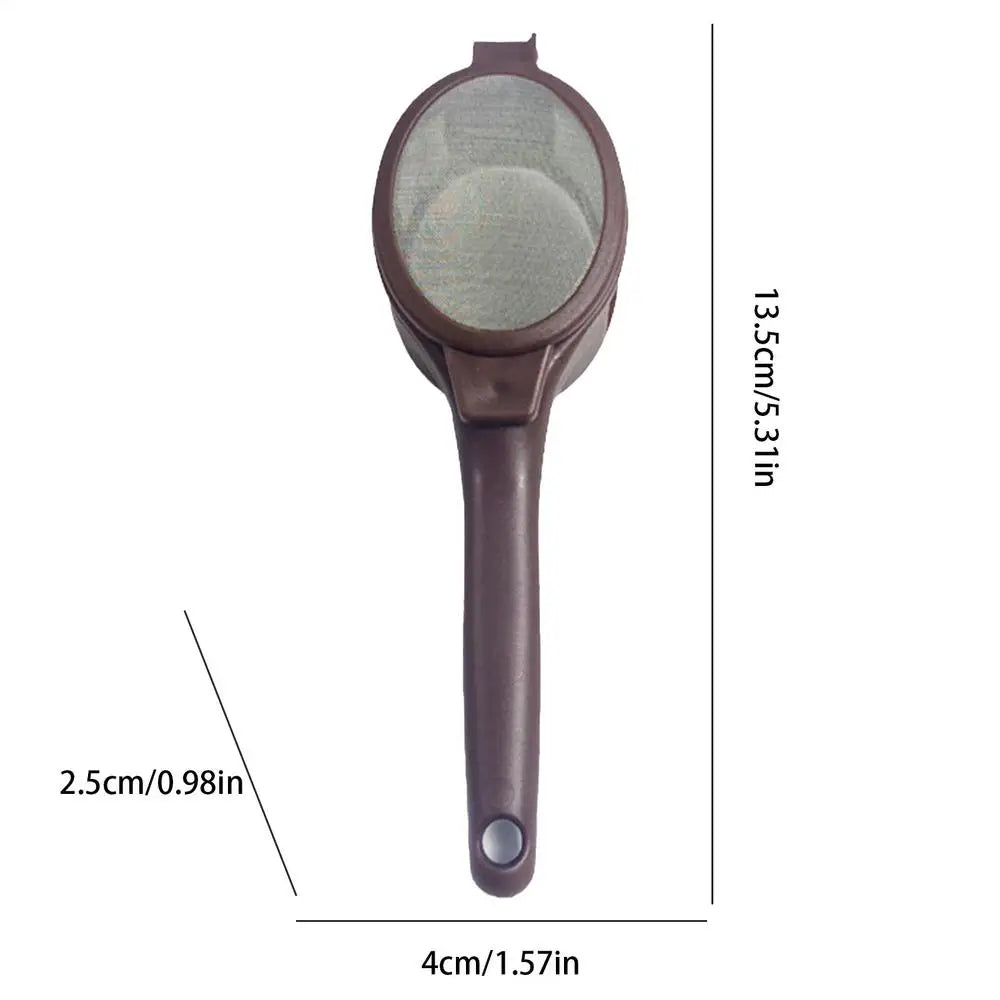 Fine Mesh Tea Strainer Spoon Loose Leaves Long Handle Coffee Filter Zpaxo A