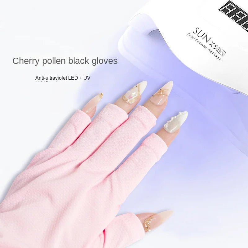 Nail Art Glove UV Protection Anti Radiation Gloves Protecter Gel LED