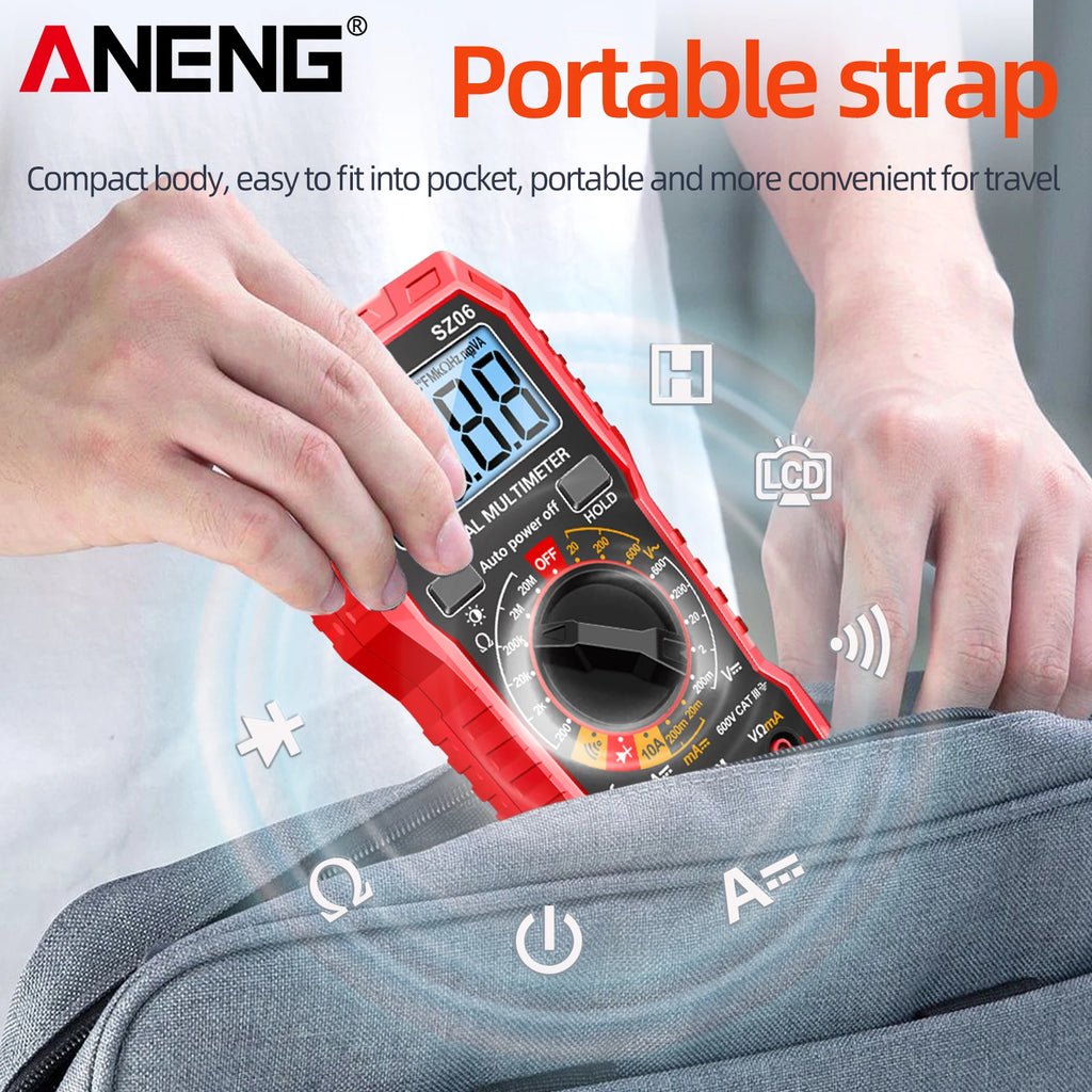 ANENG SZ06 Smart Digital Multimeter Multifunctional AC DC Voltage