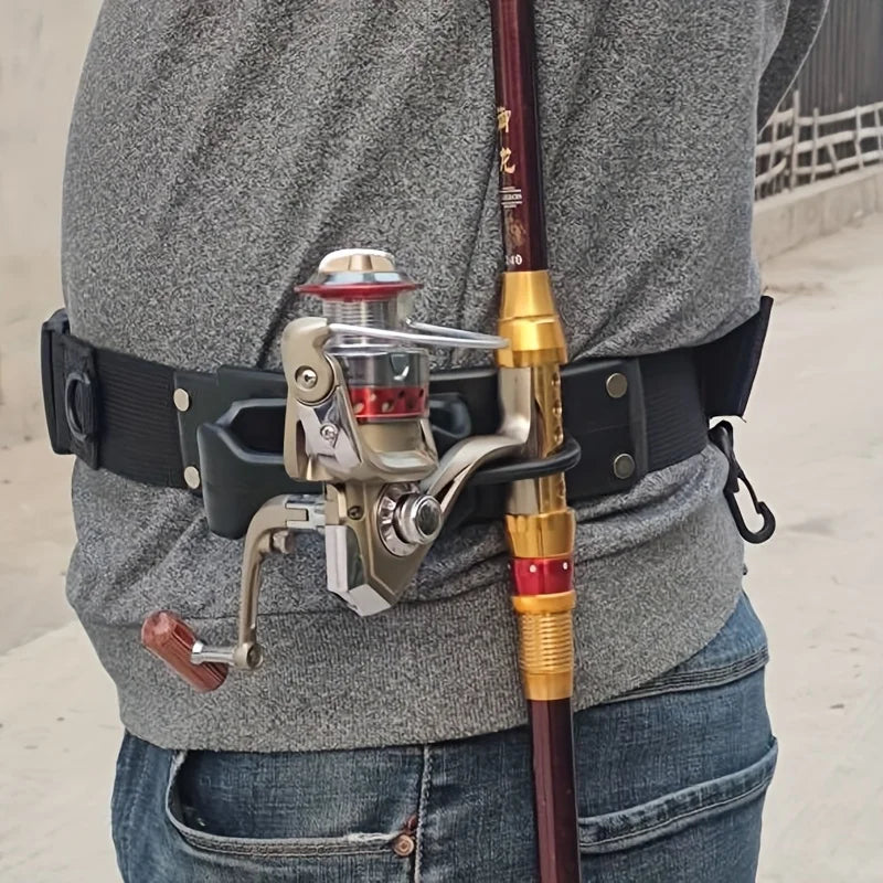 Adjustable Fishing Rod Holder Belt Portable Multifunctional Dual-mode Zpaxo
