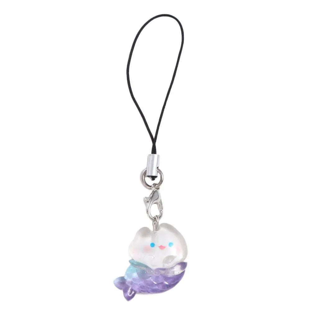 Fashion Lanyard Fish Phone Chain Sea Creature Keychain Hanging Rope Zpaxo fish