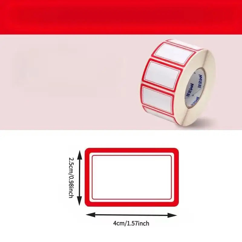 Residue-Free Freezer/Kitchen Labels: Waterproof, Oil-Proof Peel & Stick for Food Containers Zpaxo 1000pcs