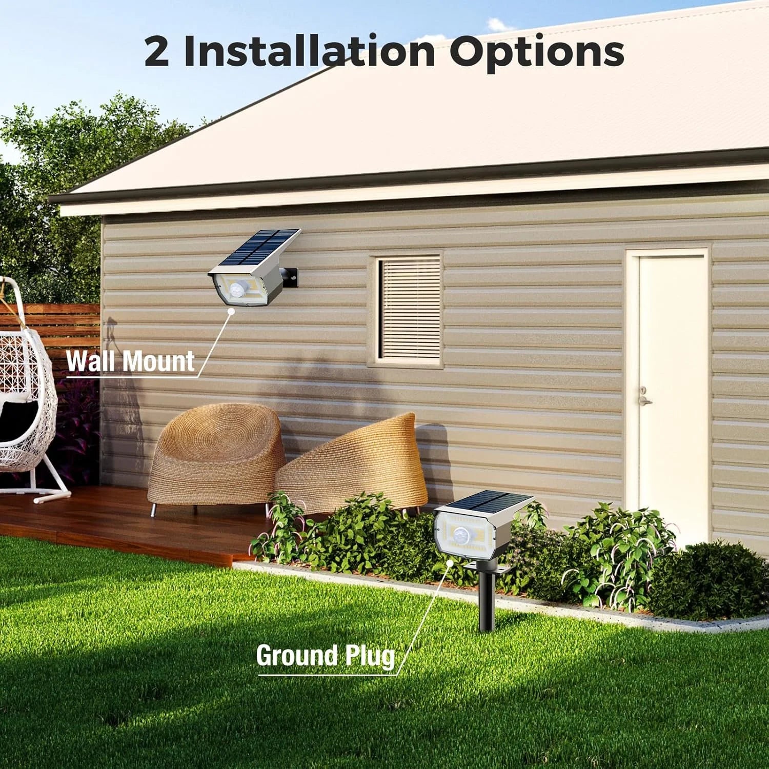 1-4PCS 56LED Solar Outdoor Lights Motion Sensor IP65 Waterproof 3 Modes Security Spotlight Wall Landscape Lighting Yard Driveway Zpaxo