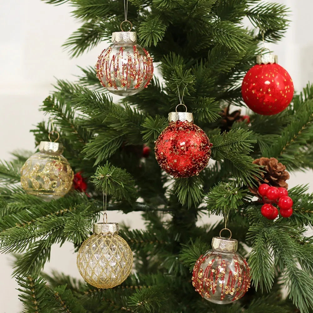 25-Pack 6CM Christmas Ball Ornaments – Festive Tree Decor Christmas Ball Ornaments Zpaxo