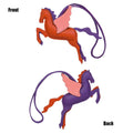 Leather Horse Keychain Fashion Lanyard Pegasus Bag Pendant High-end Zpaxo Style 4