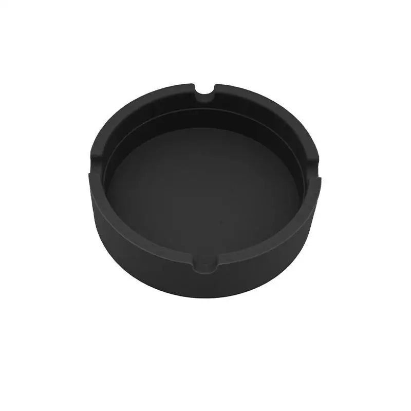 Compact Portable Ashtray Anti Scalding Design Smoker Car Desk Outdoor Zpaxo Black