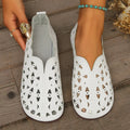 2025 Women Flat Shoes Leather Woman Pointed Toe Flats Summer Lady