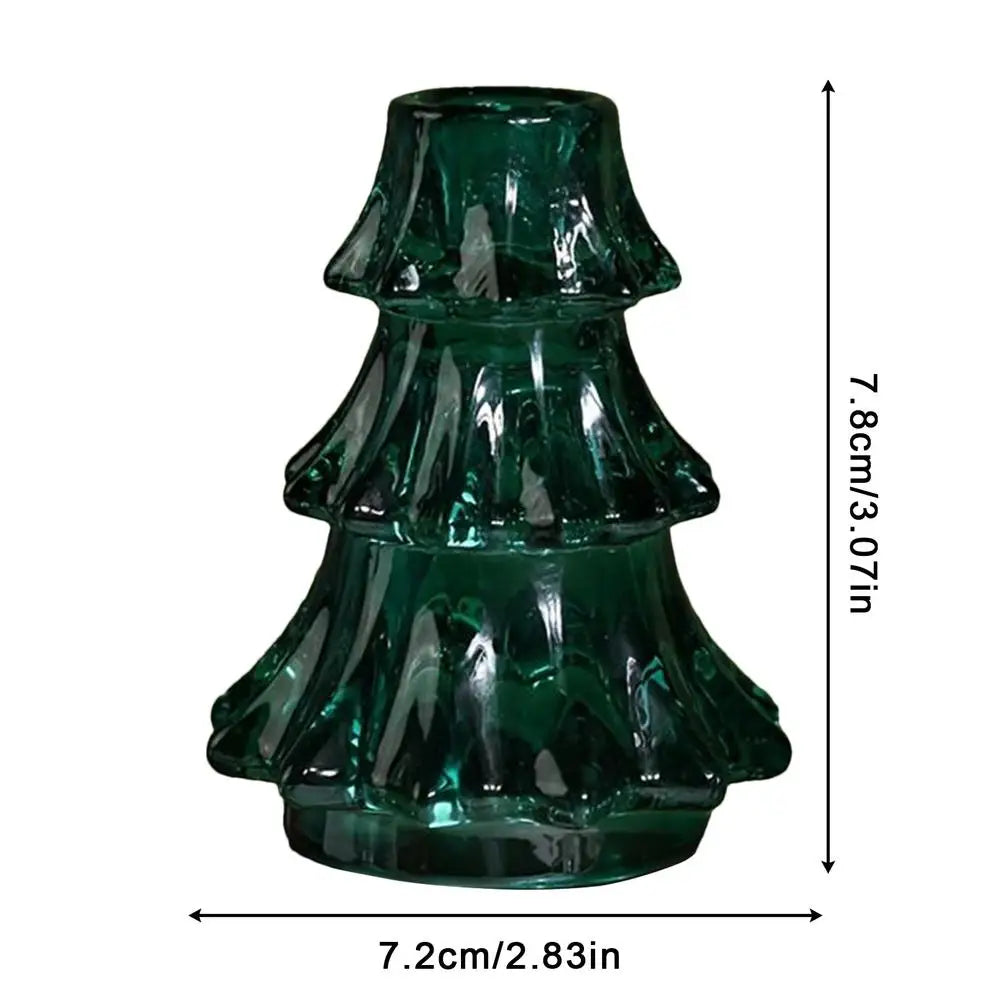 Glass Candle Holders Vintage Holiday Decoration Tapered Candlestick Zpaxo Green China Mainland