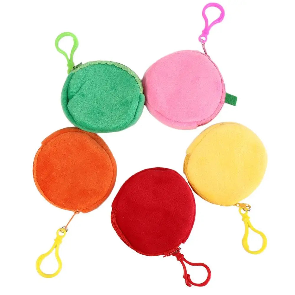 Keychain 3.15in Fruit Coin Bag Watermelon With Hook Wallet Pouch Small Pineapple 8CM Coin Pouch Put The Key/Coin Zpaxo
