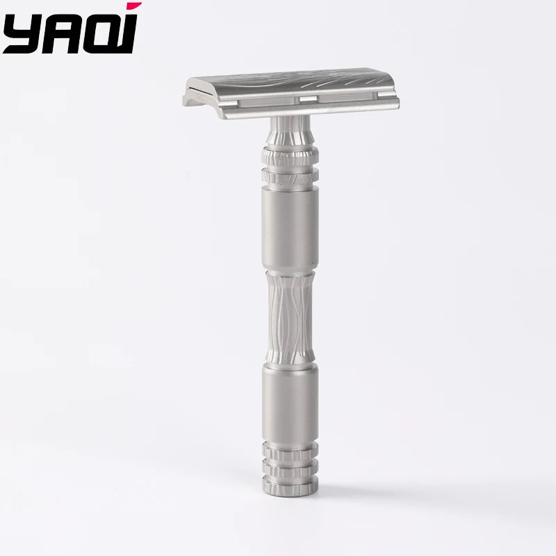 2026 New Arrival！Yaqi Ghost Safety Razor 316 Stainless Steel Smooth Shaving Comfortable Experience Designed Razor Zpaxo