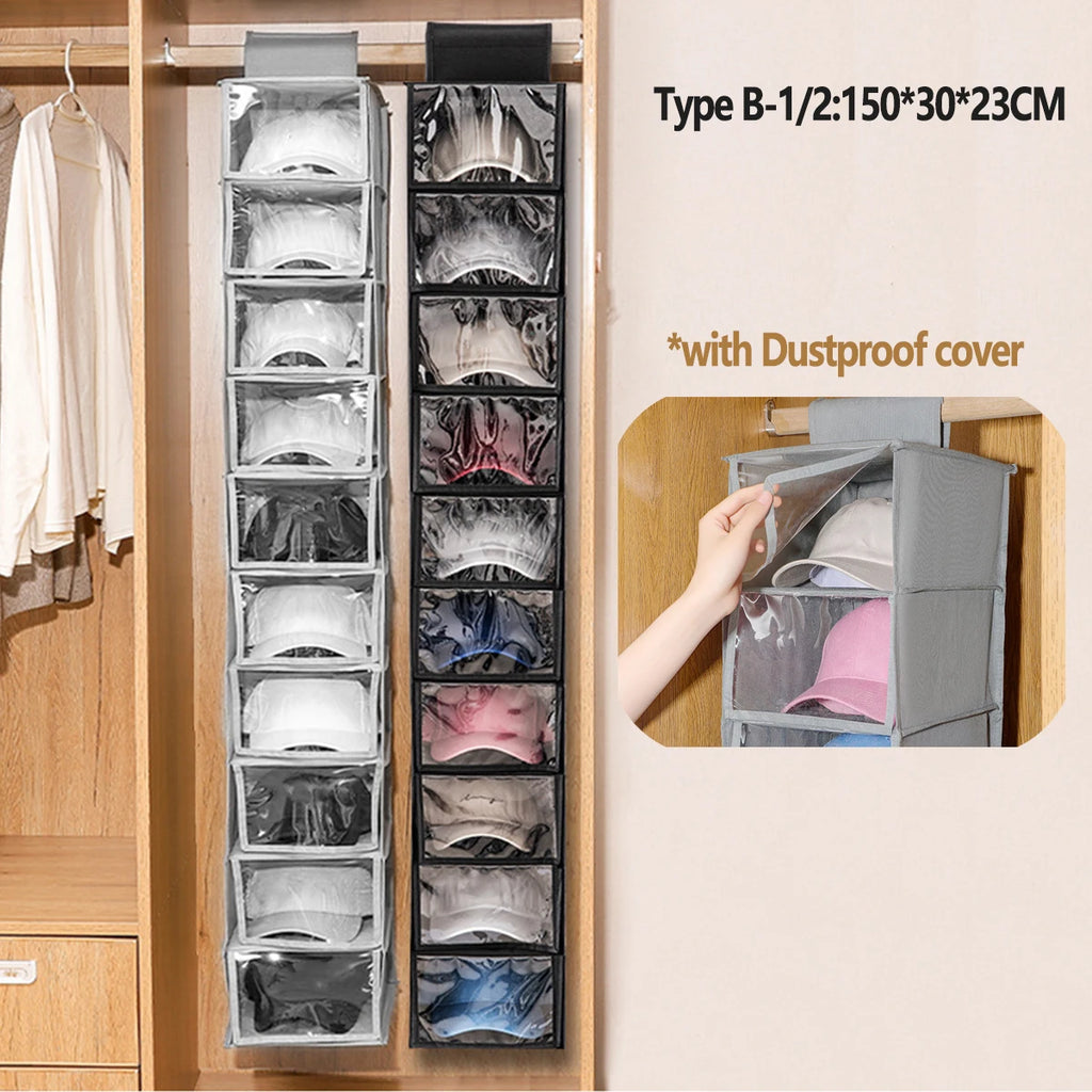 Multi Layer Hanging Bag Drawer Box Storage Universal Wardrobe Cloth Underwear Organizer Hanger Bag Household Supplies Shoe Rack Zpaxo