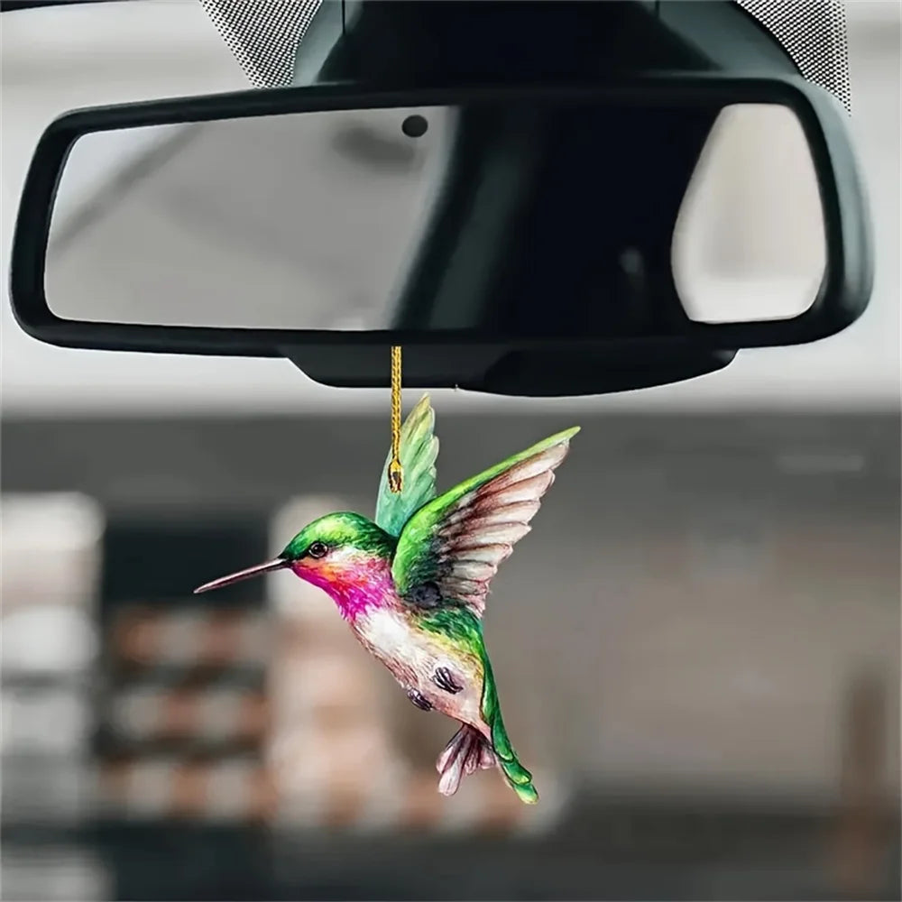 Acrylic Hummingbird Suncatcher Hanging Pendant | Window Ornament