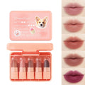 Five Lipstick Set, Matte, Versatile, Waterproof Lip Gloss, Long-Lasting Whitening, Complexion-Enhancing Lip Mud, Non-Fading, Non Zpaxo Dr129 Full Size