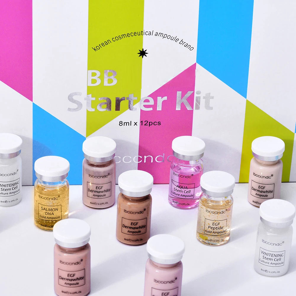 Korea BB Cream Glow Beginner Starter Kit Niacinamide/Peptide Face Skin Care Serum Essence Zpaxo