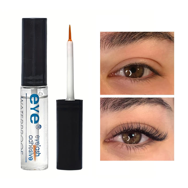 Quick Dry Transparent False Eyelash Glue Strong Adhesion Hypoallergenic Lash Extension Glue Adhesive Lasting Waterproof Makeup Zpaxo 1pcs