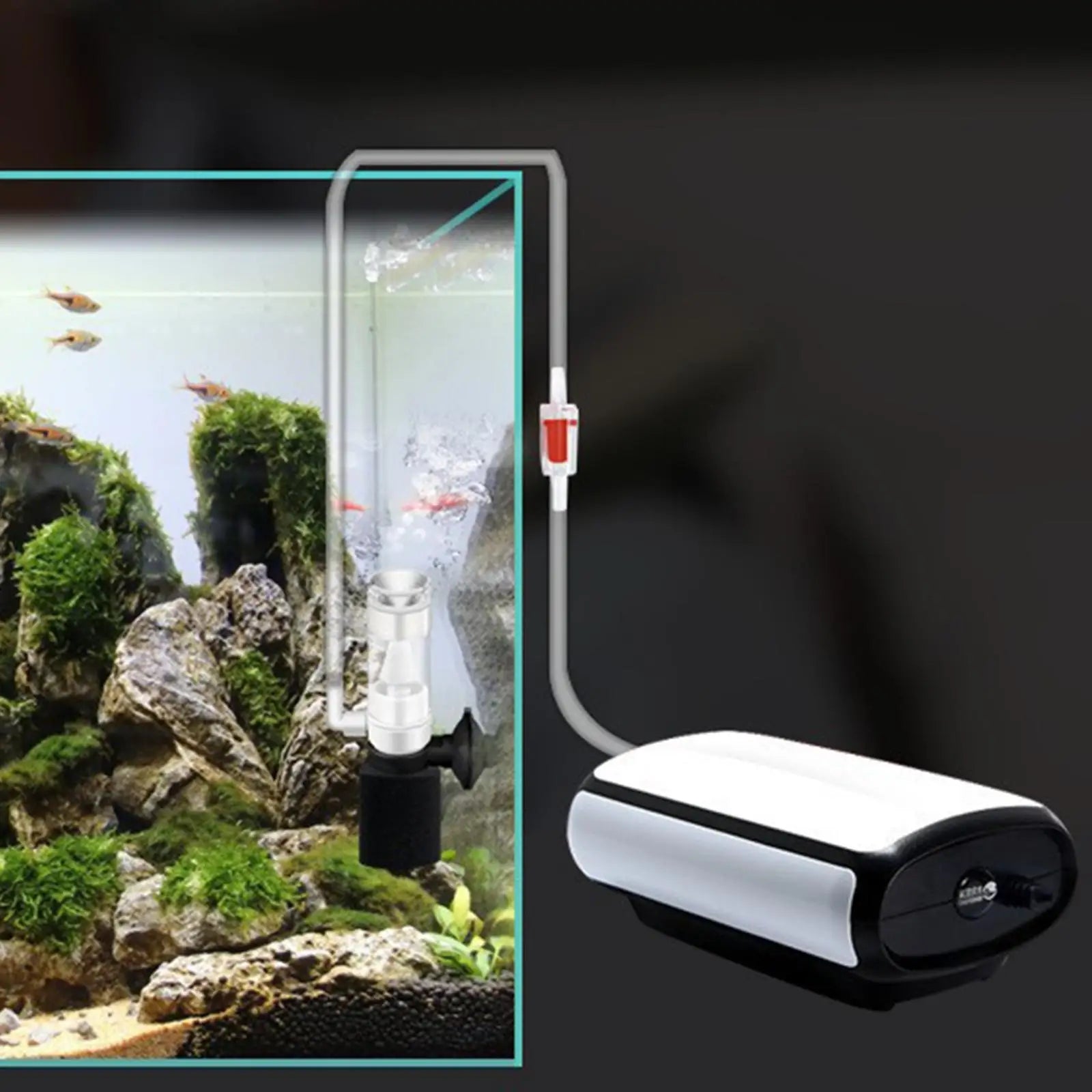 Silent Mini Biochemical Sponge Filter Pump for Small Fish Tanks Aquarium Sponge Filter Zpaxo