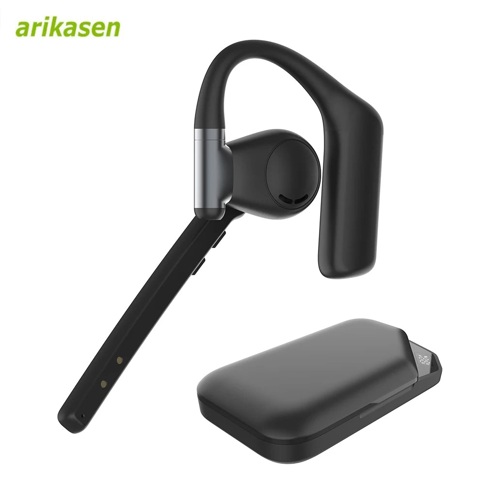 Bluetooth Headset V6 0 Wireless Dual Noise-canceling Microphones