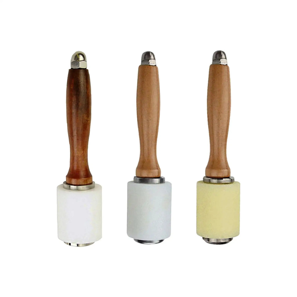 Leather Carving Mallet Leathercraft Leather Stamping Leather Work DIY Mauls Wood Handle Punching Tool Working Mauls Supplies Zpaxo