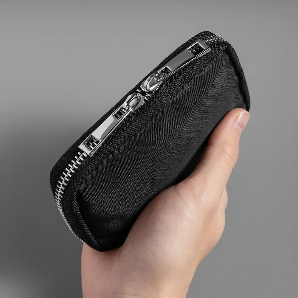 Fashion Key Holder Organizer Pouch Large Capacity Zipper Car Key Wallet Multi-functional Buckle Housekeeper Key Case Home Use Zpaxo