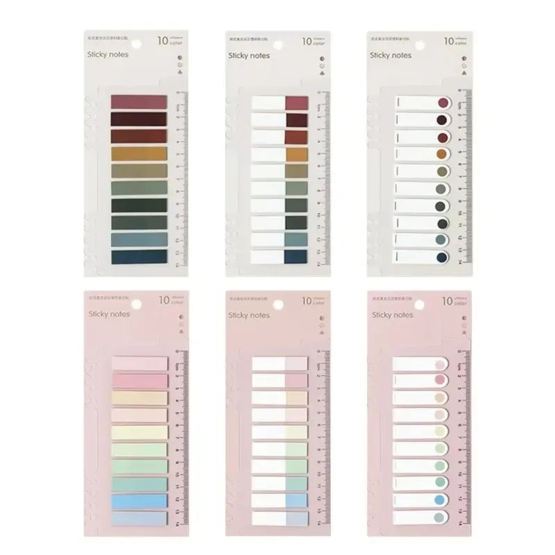 Vintage Sticky Note Tabs – Writable Index Flags & Book Markers