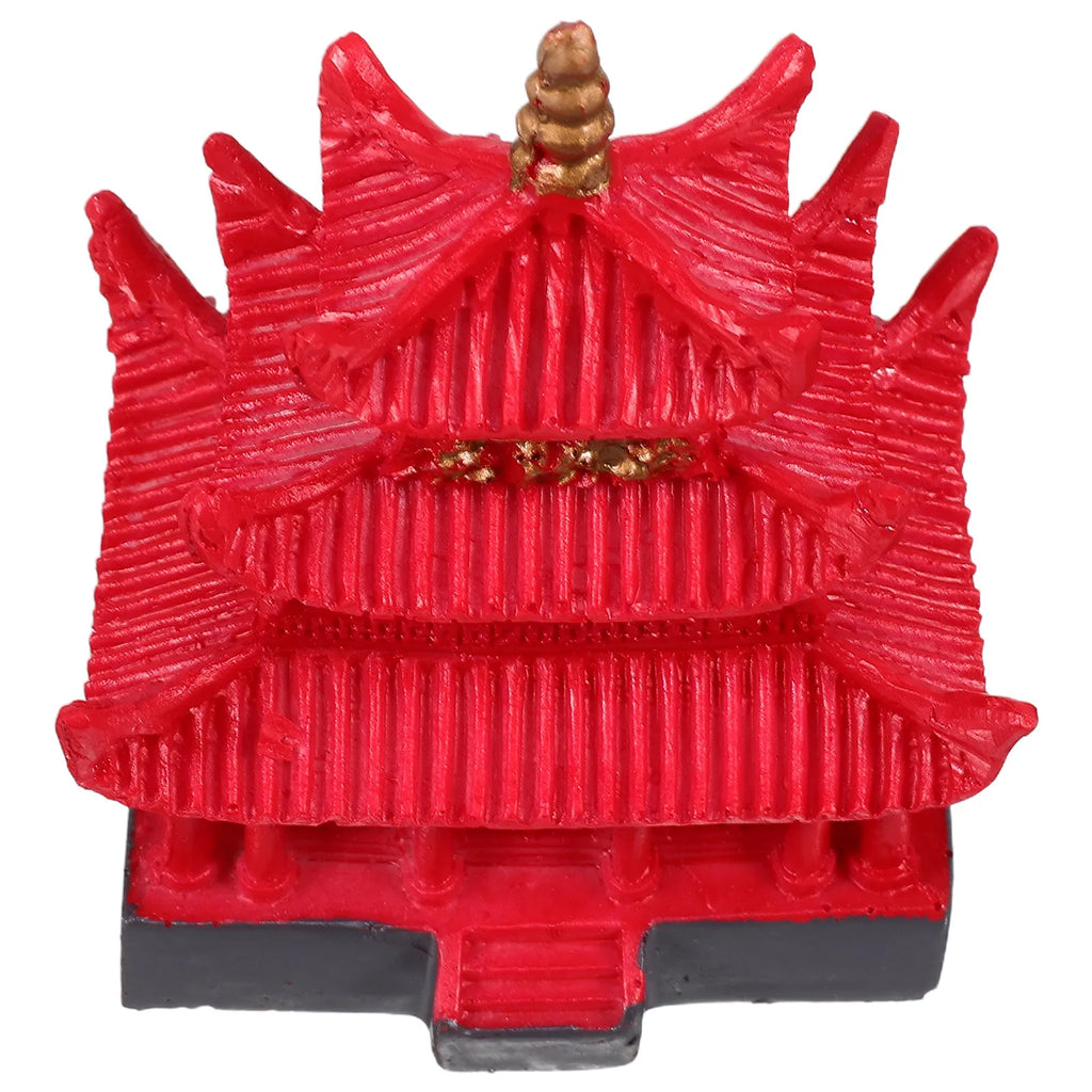 Fish Tank Resin Pagoda Tower Decoration Aquarium Hideout House Small