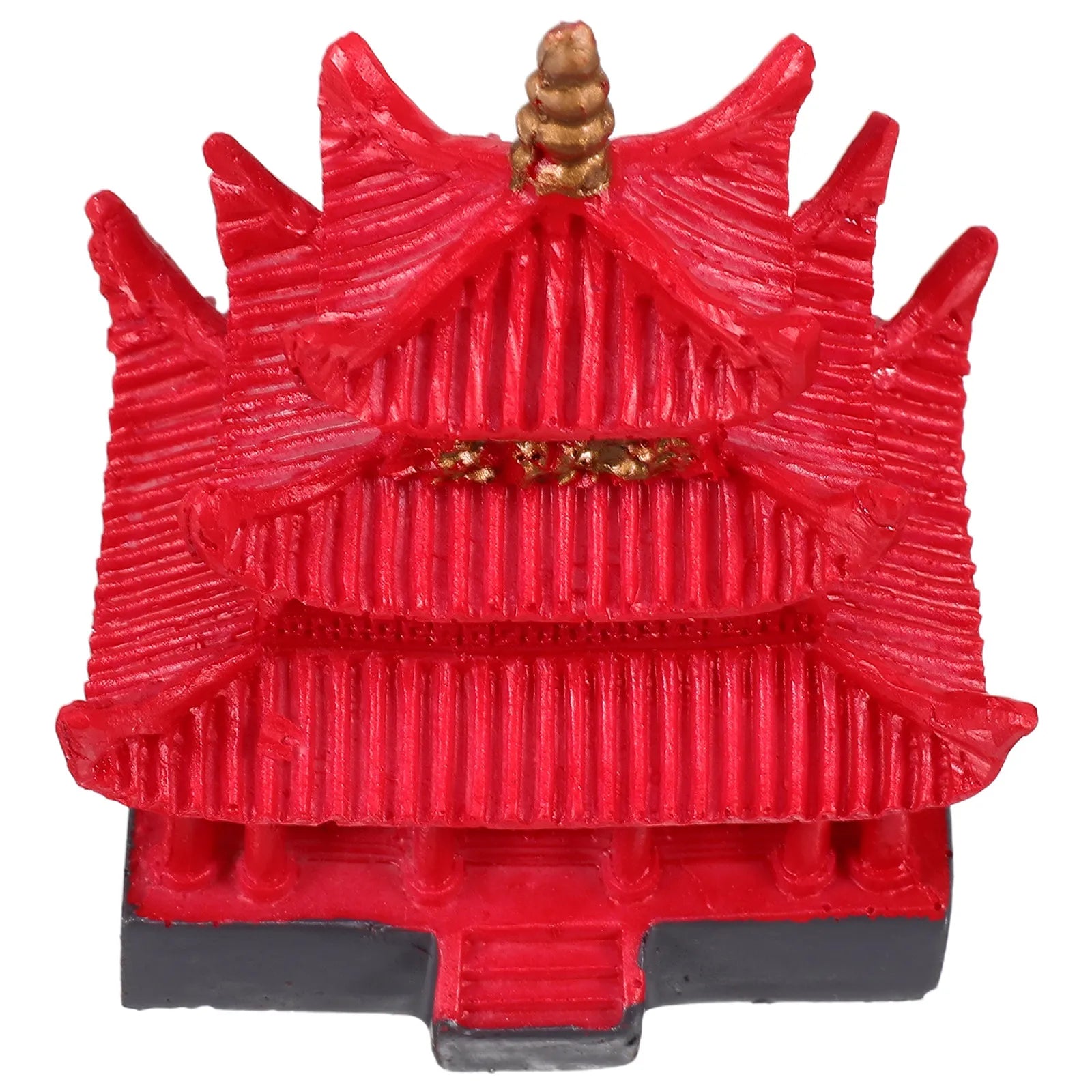 Fish Tank Resin Pagoda Tower Decoration Aquarium Hideout House Small