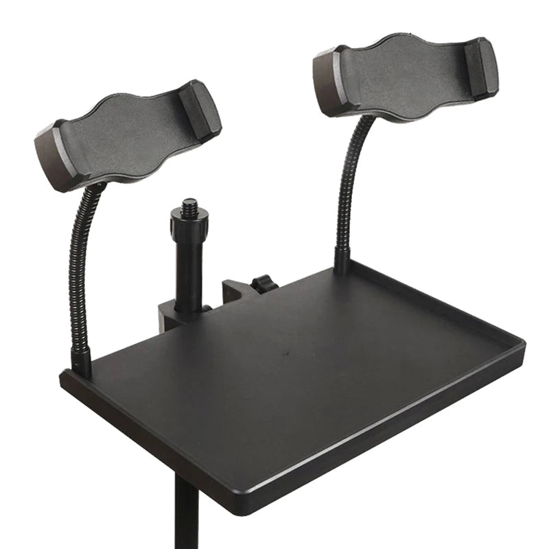 Microphone Stand Sound Card Tray Live Plastic Tripod Bracket