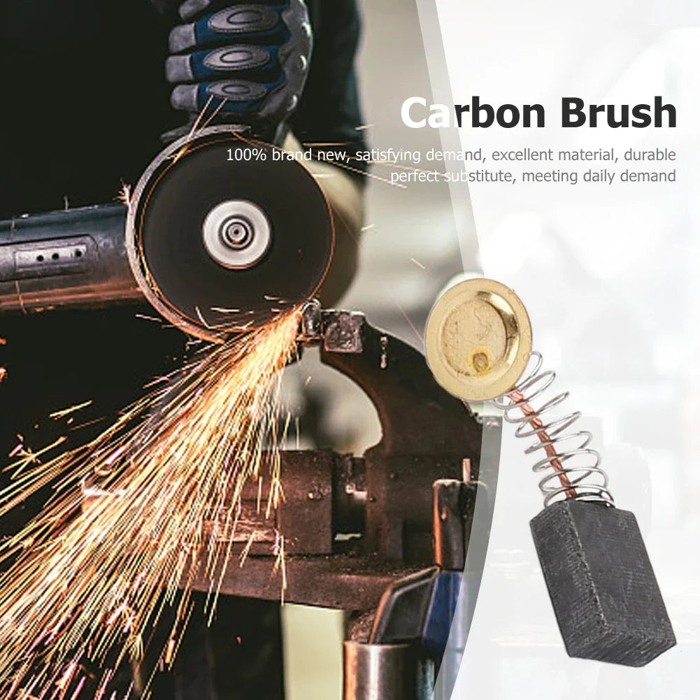 10pcs Carbon Brush Replacement Parts Electric Hammer Drill Graphite Brush Cutting Polishing Machine Power Tool Accessories Zpaxo