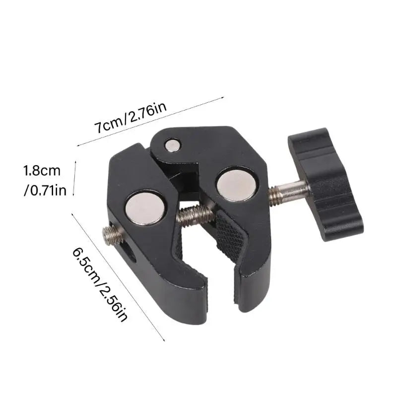 652F Aluminum Alloy Multiple Camera Clamp Tripods Light Stands Zpaxo