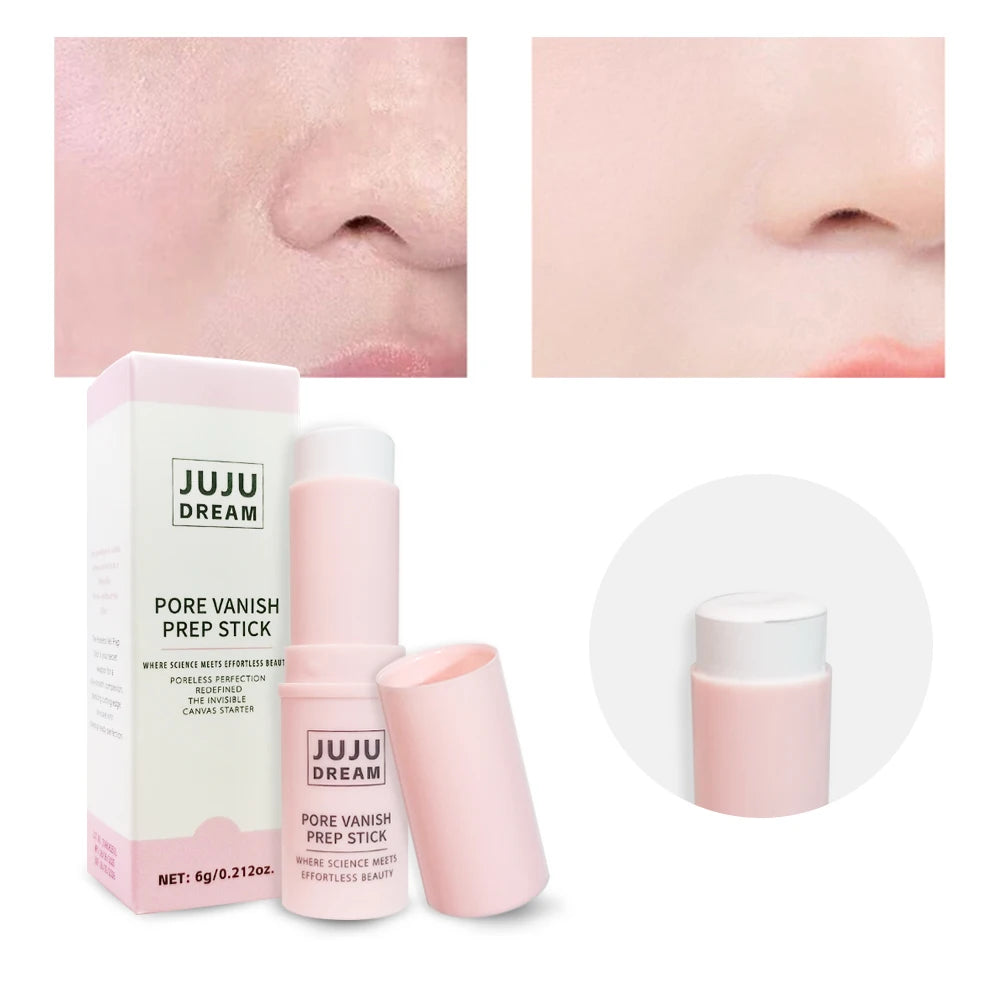 Face Primer Stick,Invisible Pore Base Stick Makeup Concealer Isolation Makeup Front Pore Base Modifying Skin Color Primer Makeup Zpaxo 01