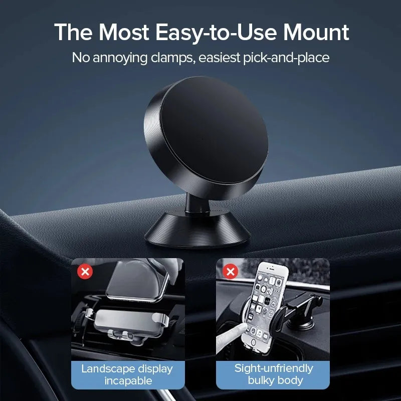 Magnetic Car Phone Holder Magnet Mount Mobile Stand Bracket GPS Zpaxo