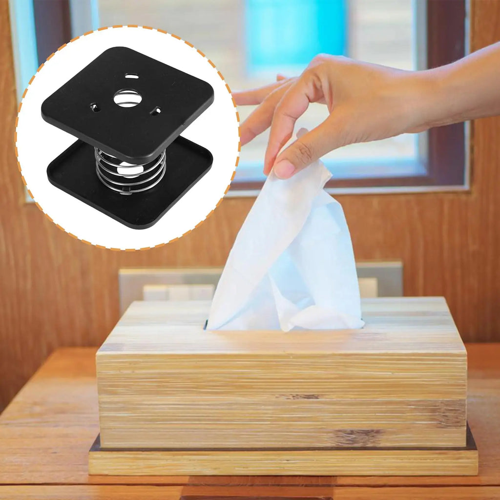Tissue Dispenser Spring Box Support Bracket Compact Design Paper