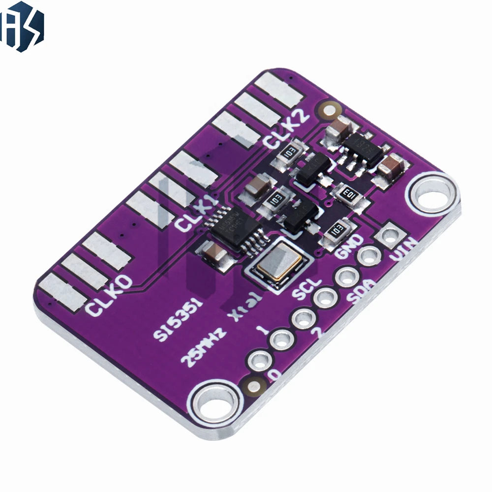 CJMCU-5351 Si5351A I²C Programmable Clock Generator Breakout – 8kHz–160MHz Low-Jitter Output, 3V–5V DC | Lab-Grade Frequency Zpaxo
