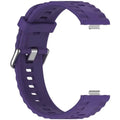 652F Straps For Watch Fit 3/4 Smartwatch Bands Sports Silicone Watchband Zpaxo Smoke for purple CN