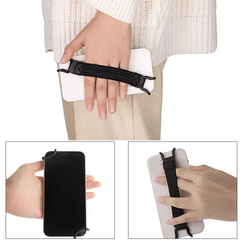 Universal Phone & Tablet Elastic Hand Strap – Anti-Slip Grip Phone Grip Strap Zpaxo