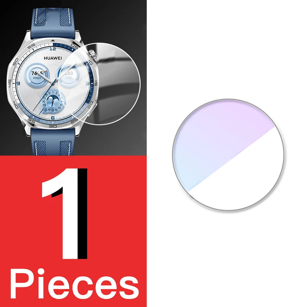 Full Screen Protector For Huawei Watch GT5 46 / 42 / 41mm Scratch Resistant HD Tempered Glass Film For Watch GT5 Pro Accessories Zpaxo 1PCS GT 5 46mm