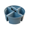 Plastic Material Divided Box Four Compartments Thickened Design Zpaxo Grey