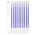 10PCS Water-Soluble Disappearing Pen Stitch Marker Draw Grid On Fabric Embroidery Temporary Erasable Marking Refills Sewing Tool Zpaxo 10 blue refills China Mainland