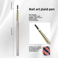 Durable French Plaid Nail Art Pen Professional Detail Liner Brushes Zpaxo Grid pen