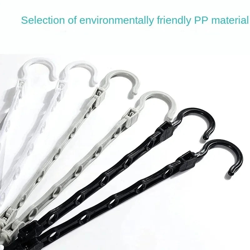 Sturdy Hanger Organizer Plastic Space Saving Smart Magic Clothes Dorm