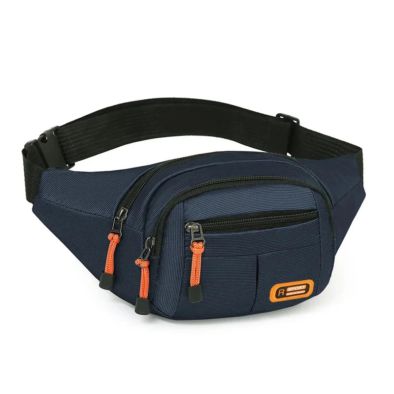 Mobile Waist Bag For Both Men And Women Multifunctional Large Capacity Anti Splash Business Wear-resistant Construction Site Zpaxo Blue