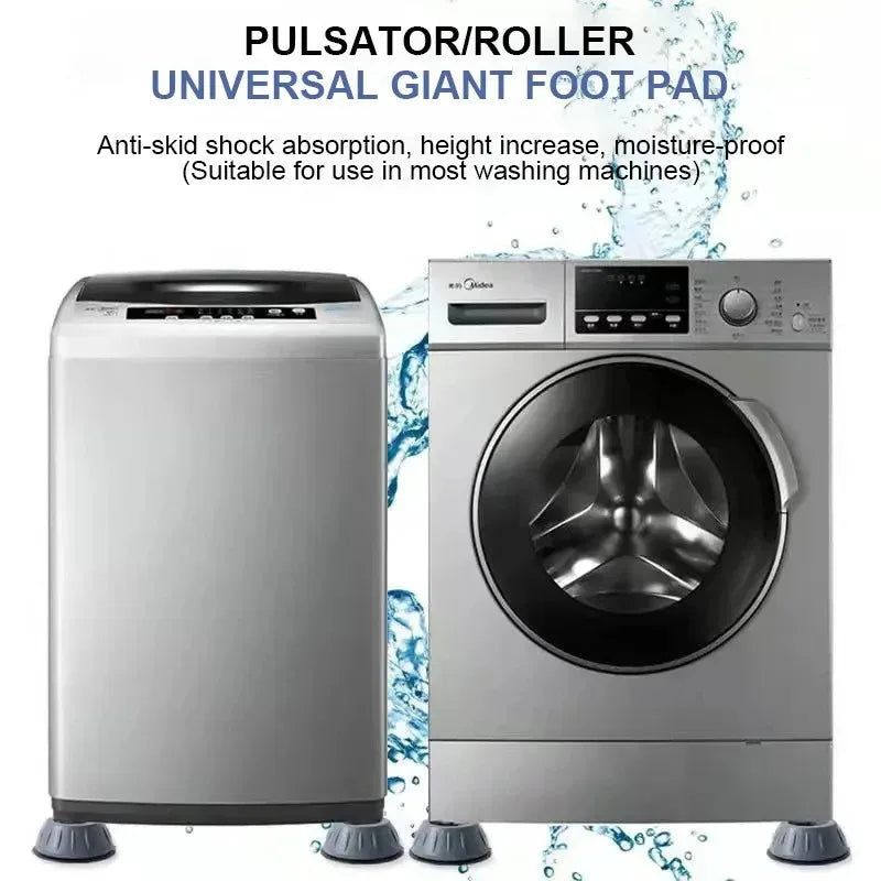 Anti-Vibration Washing Machine Foot Pads | Non-Slip (4–28 Pack)