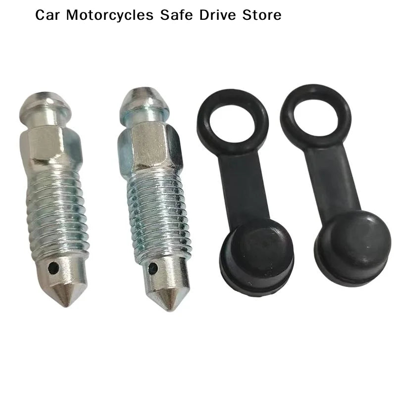 CM2 Motorcycle Brake Caliper Oil Drain Deflation Screws M8 M10 Rubber