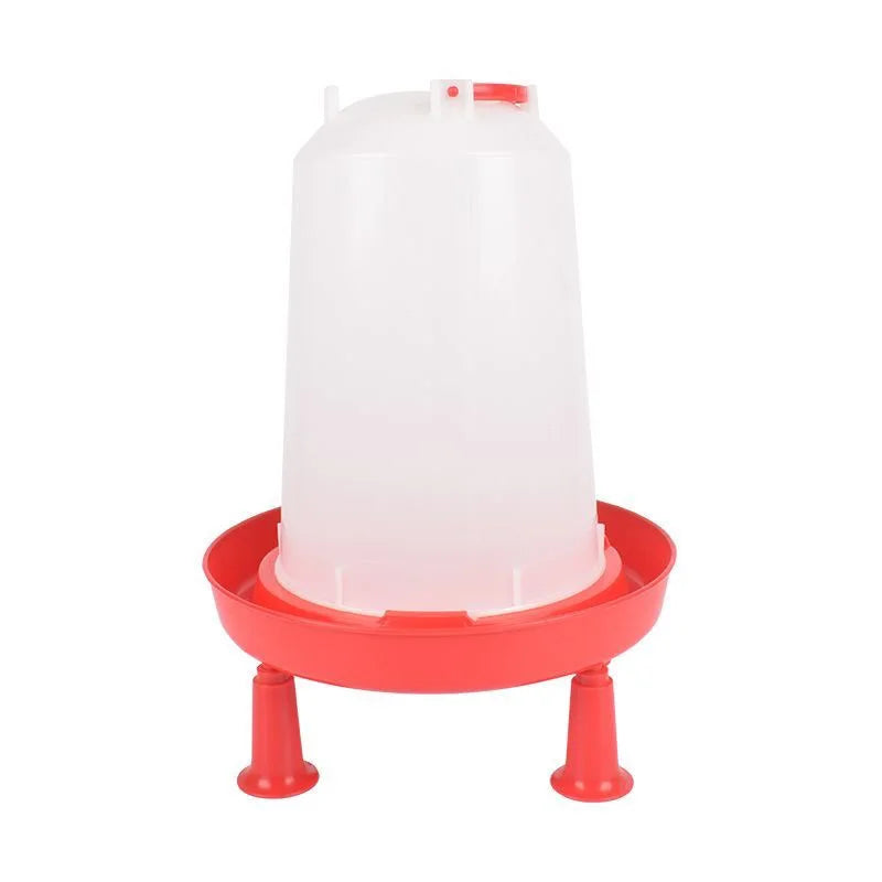 Poultry Automatic Drinking Bucket Goblet Feeder Barrel Water Quail
